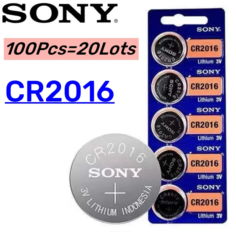 Remote Control Battery Lithium Ion Battery Replacement Battery 100Pcs Original SONY CR2032 3V Lithium Batteria For Watch Calculator Clock Remote