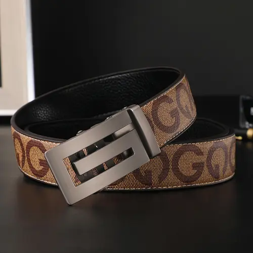 High Famous Brand Luxury Belt Women Genuine Leather Strap G Buckle Belts for Men Jeans, Canvas Male Business Brand Men Belt - Image 6
