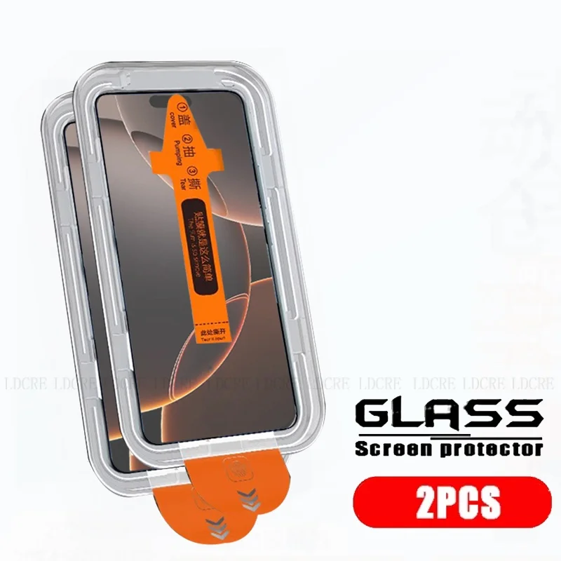 Premium Tempered Glass Screen Protector with Dust-Free Full Coverage