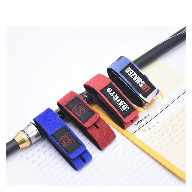 Fishing Rod Strap Holder Paste Buckle Straps High Elastic Belt Rod Fastener Ties Tackle Elastic Wrap Band Fishing Accessories