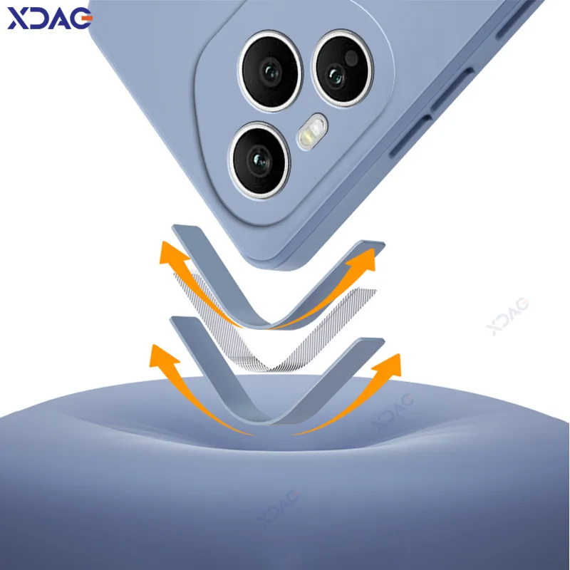 Enhanced Liquid Silicone Phone Case - Soft, Protective, and Shockproof