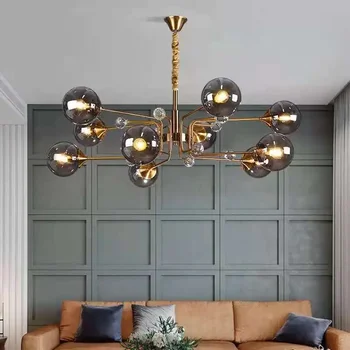 Modern Glass LED Pendant Light Fixture 1