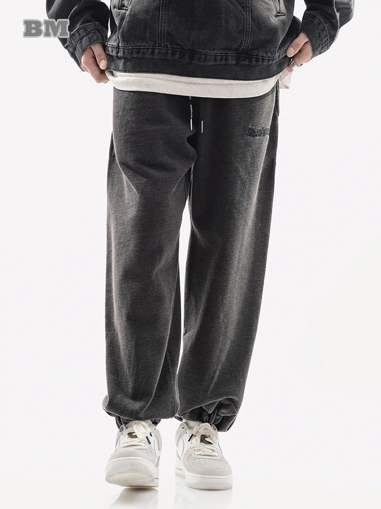 

Korean Streetwear High Quality Sweatpants For Men Clothing Harajuku Casual Joggers Hip Hop Fashion Baggy Sport Trousers Male