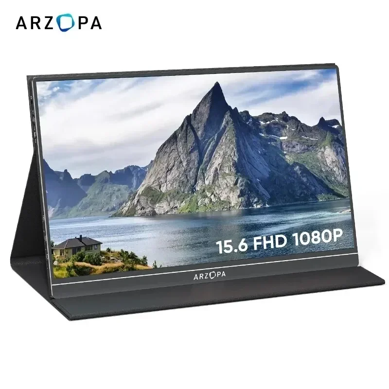 

Портативный монитор 1080P, 15,6 дюйма, с HDMI-подключением