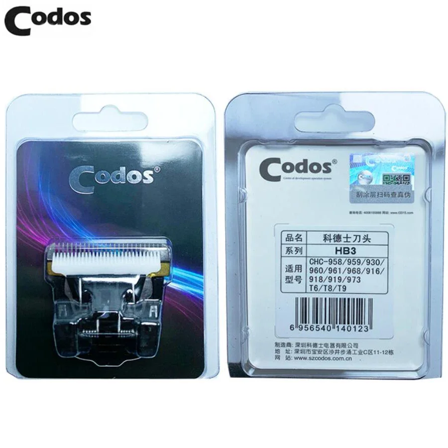 Original Ceramic Titanium Blade for Codos T8/T6/CHC-961/960/958/930/968/912/916 Ceramic Cutter Head Hair Trimmer Spare Knife