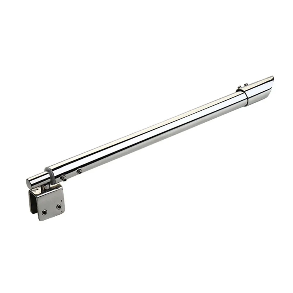 Package Content Secure Fixture Adjustable Compatibility Secure Fixture Telescopic Design Walk In Shower Screen Door 3