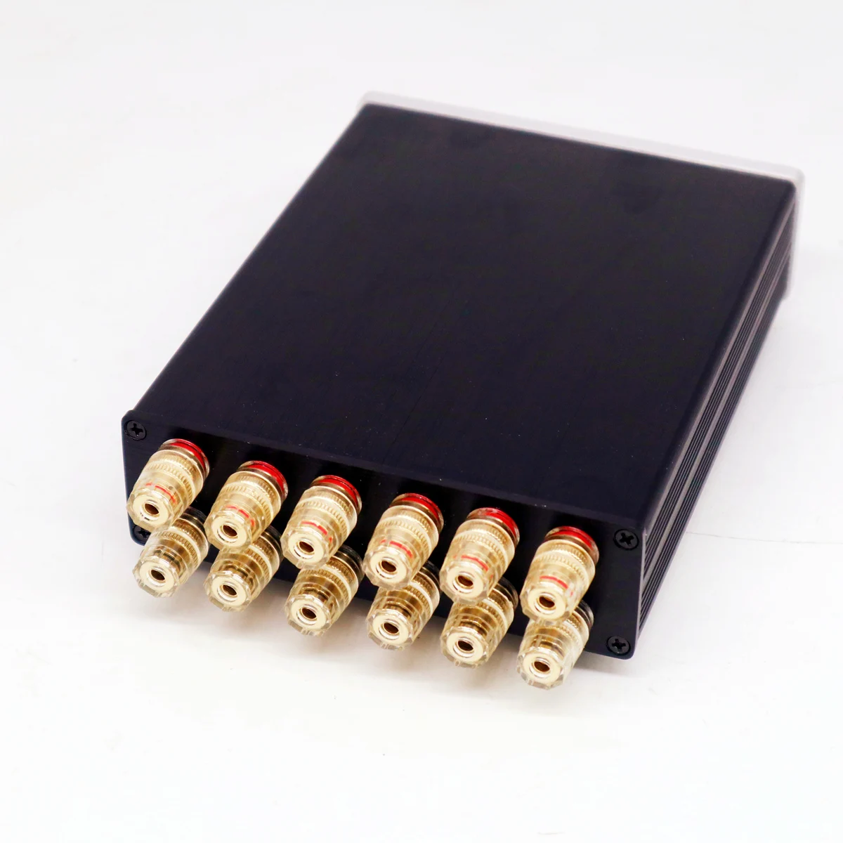 Comutador de Sinal de Áudio Passivo em Interruptor Caixa Seletora Amplificadores um Par Alto-falantes Interruptor - Image 3