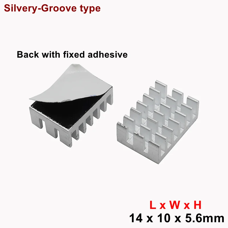 10-Pack Aluminum Heatsink Radiators for Enhanced Heat Dissipation