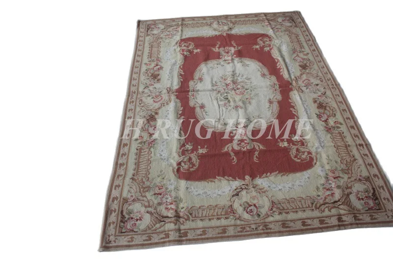 

Free shipping 10K 5'x8' medium carpets needlepoint woolen rugs with flowers design high quality handmade for home decoration