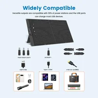 100W panneau solaire Portable pliant 54W 36W 21W générateur solaire pour Camping balcon panneaux photovoltaïques étanche 3
