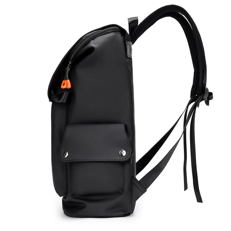 Oxford Backpack Men's Solid Color Portable Computer Bag Large Capacity Travel Bag Student Schoolbag Wholesale