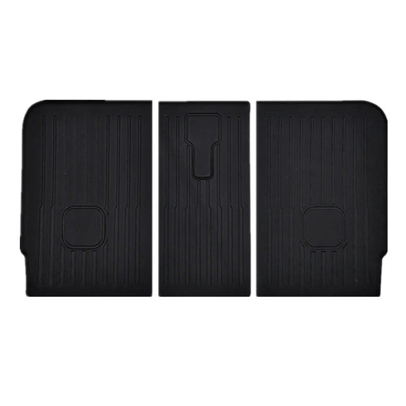 Rear Seat Back Cover Backrest Protector for Tesla Model Y 2020 ~ 2024 Trunk Anti-scratch Pad Anti-dirty Interior Mat with Velcro