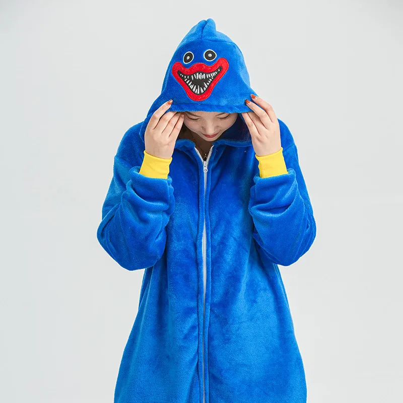 Adult Blue Cat Onesies Bobby Pajamas Cartoon Pyjama Kigurumi Cosplay Costumes Sleepsuit Animal Sleepwear pijama masculino