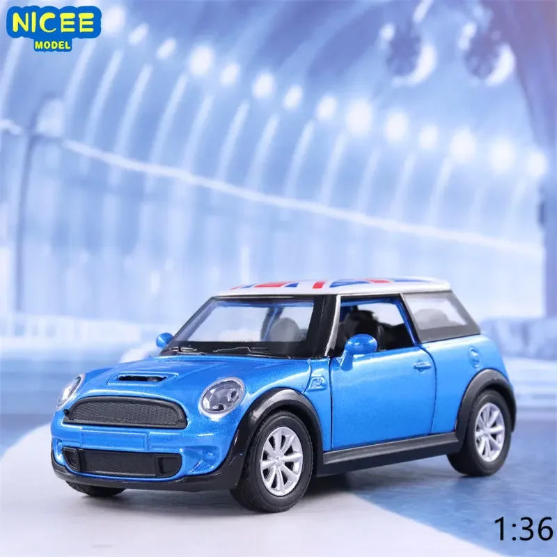 1:36 Bmw Mini Cooper Classic Car High Simulation Diecast Metal Alloy Model Car Pull Back Collection Kids Toy Gifts G24