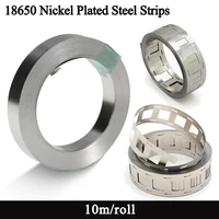 1/3Pcs 18650 Li-ion Battery Nickel Sheet Plate Nickel Plated Steel Belt Strip Connector Spot Welding Machine Battery Connector 1