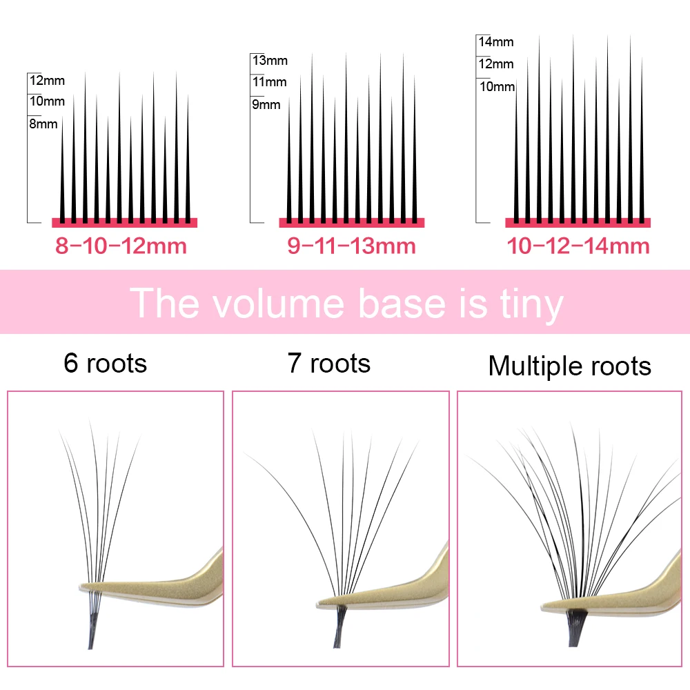Eyelash Extension Eyelashes Auto Fans Natural Soft Mega Volume