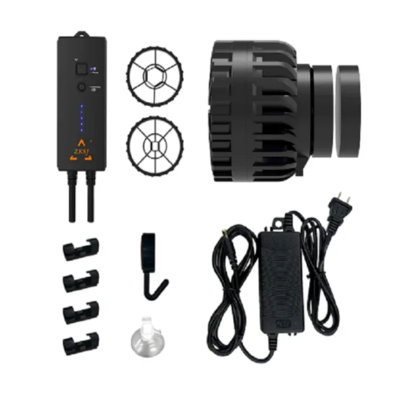 ZKSJ Third generation Mini Slim 2000 Slim 3000 Mini Aquarium Wave Maker Circulation Pump 3 Wave Patterns No control program 4