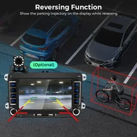Автомагнитола 2 Din на Android 13, мультимедийный плеер с FM, GPS, Wi-Fi, Carplay, для VW, Volkswagen, Skoda, Octavia, golf 5, 6, touran, passat B6, polo — изображение 6