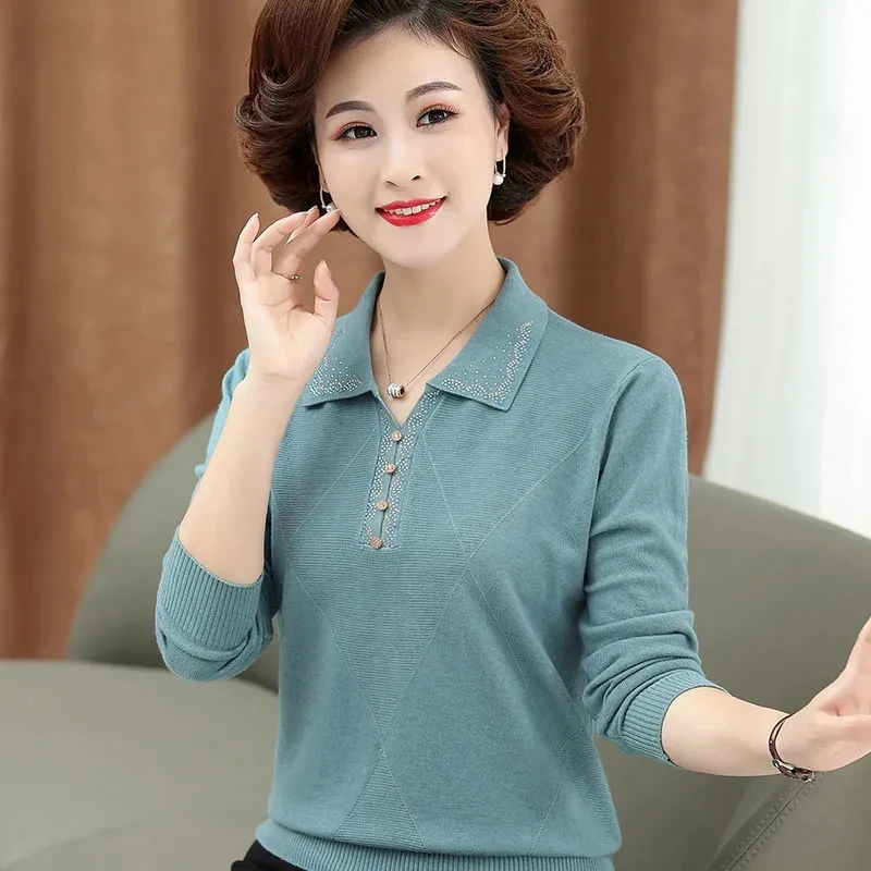 Pulls Pour Personnes Âgées Et D'Âge Moyen Hauts Tuniques À