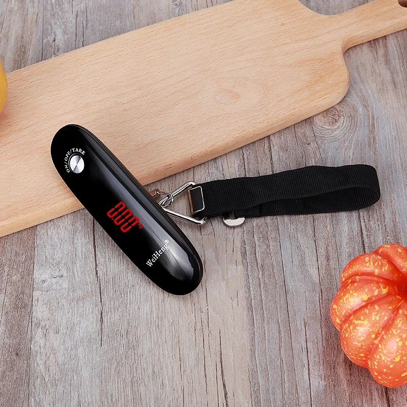 110lb/50kg Portable Electronic Hand Luggage Scale LCD Digital Display Balance Scale Suitcase Travel Weighs Baggage Weight Tool - Image 6