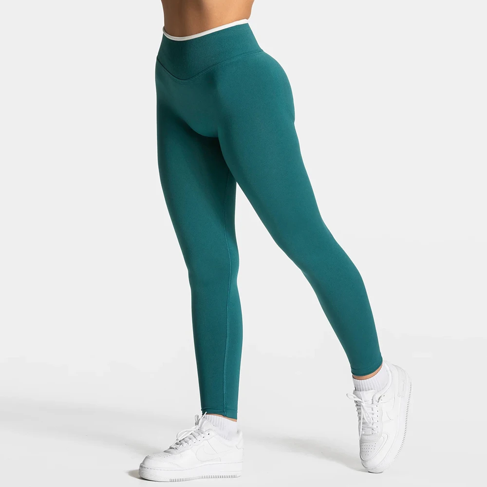 Sports Leggings Women Fitness High Waist Seamless Yoga Pants Scrunch Booty Peach Hip Lifting Gym Clothes Workout Tights - 5