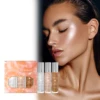 Eelhope Facial Highlighter Stick Set Party Ball Performance Makeup Roller Ball Liquid Fluorescent Highlighter Oil Body Glitter 1