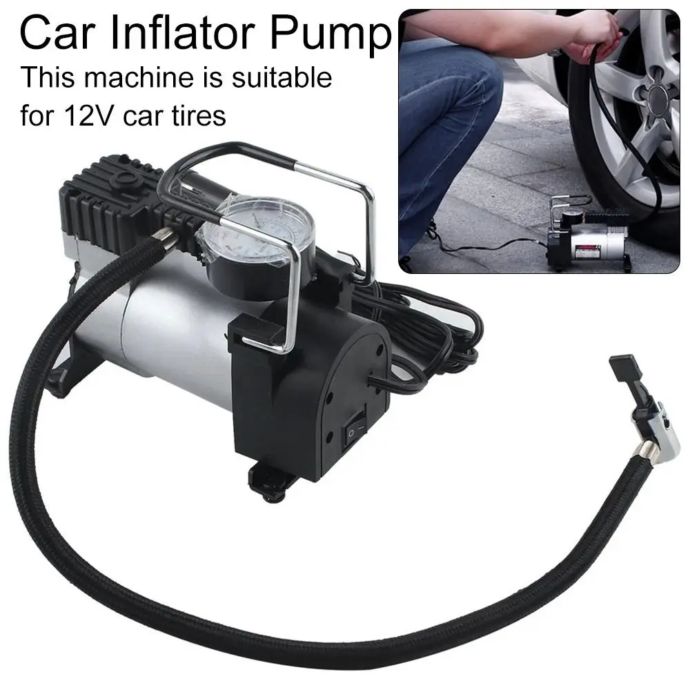

Portable Multifunctional For Electric Car Tires Air Compressor Pump Car Tire Pump Tire Inflator Pump Car Inflator Pump