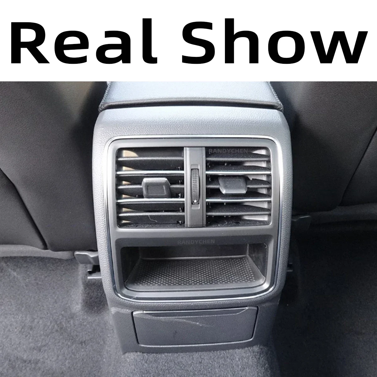 Car interior trim 1x/2x Interior Centre Console Rear Chrome A/C Air Vent Grill Tab Clip VW Passat B8 R Line CC-EU Version 3G0819203A