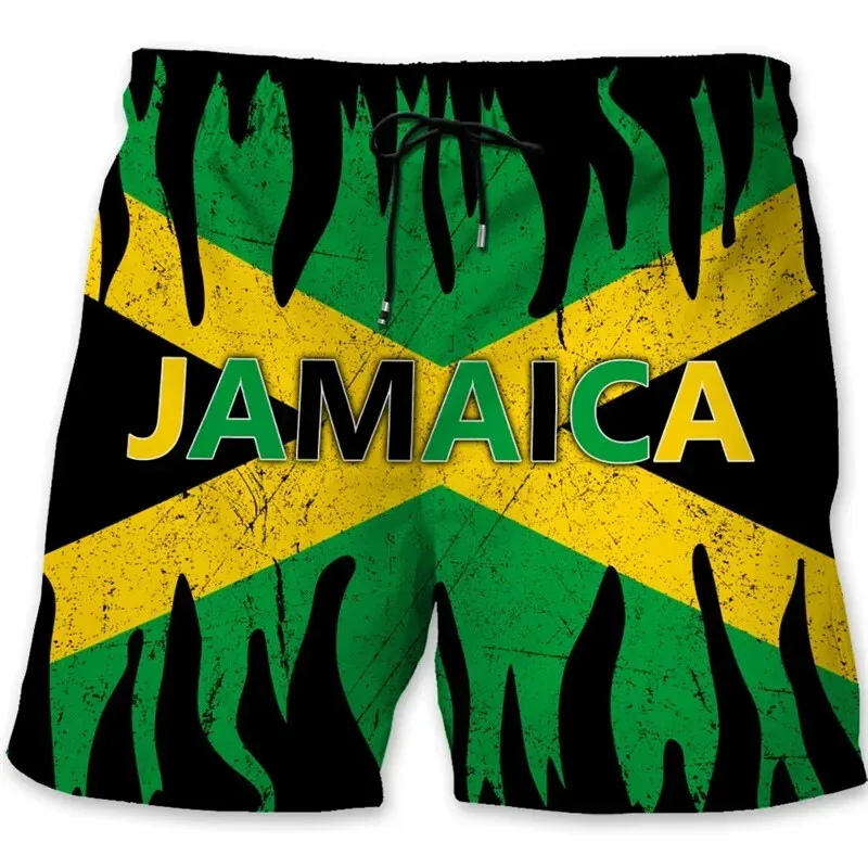 Summer Fashion Flag Pattern Shorts Pants Casual Men's 3D Printed Beach Summer Surfing Swimmers Men's Outdoor Shorts
