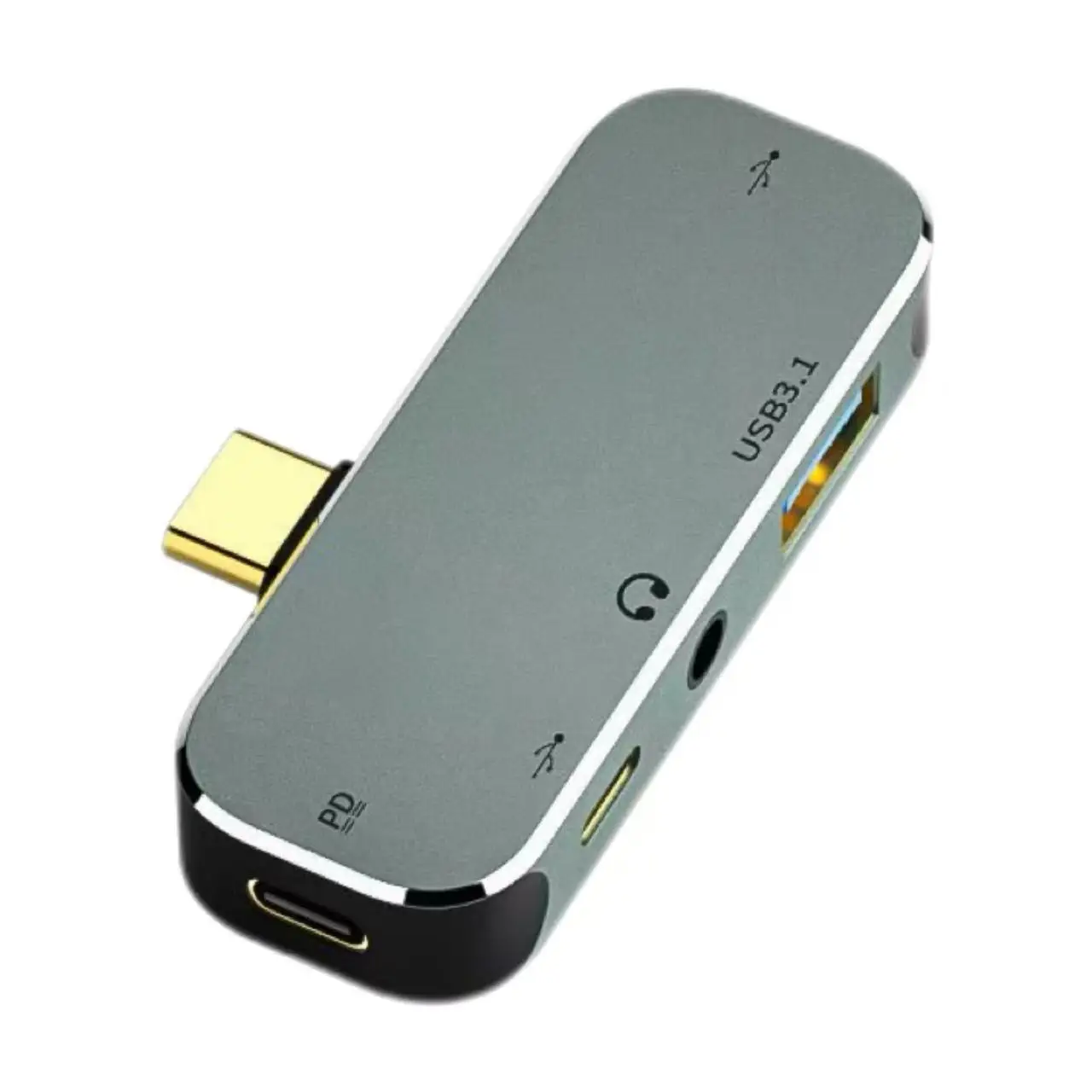 Ultra-Fast USB-C Powered Hub with 100W Charging and Hot-Swappable Connectivity