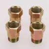 O2 Oxygen Sensor Test Pipe Extension Spacer Extender Adapter CEL M18X1.5 HHO 32mm Bung Test Pipe 4PCS 1