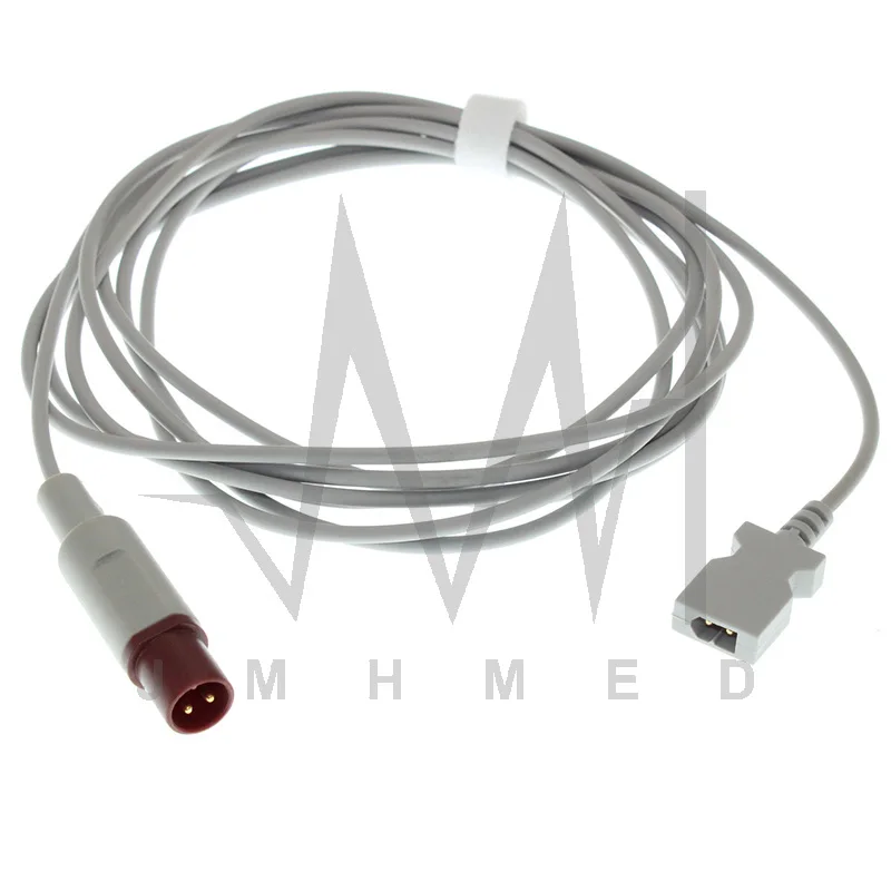 

Совместим с многопараметрическим монитором Philips 1-CA-401-12,11-CA-401-20, медицинский кабель адаптера температуры для одноразового зонда
