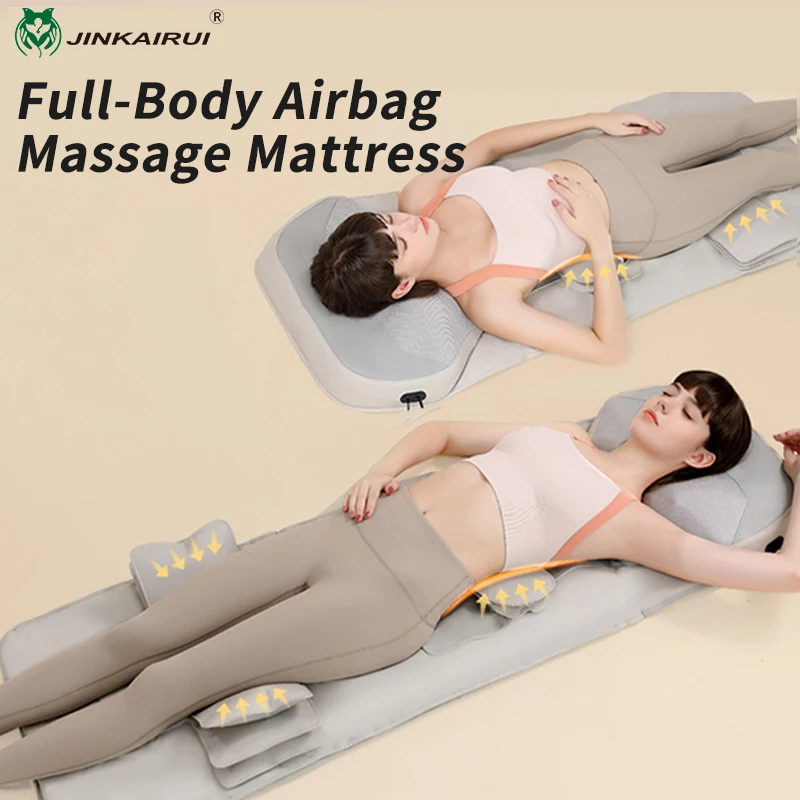 Heated Full Body Massage Mat with Vibration and Remote