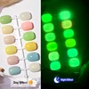 AS 15ml Luminous Gel Nail Polish Glow In Dark Fluorescent Top Coat UV LED Gel Semi-permanent Soak Off Gel TopCoat Varnish 4