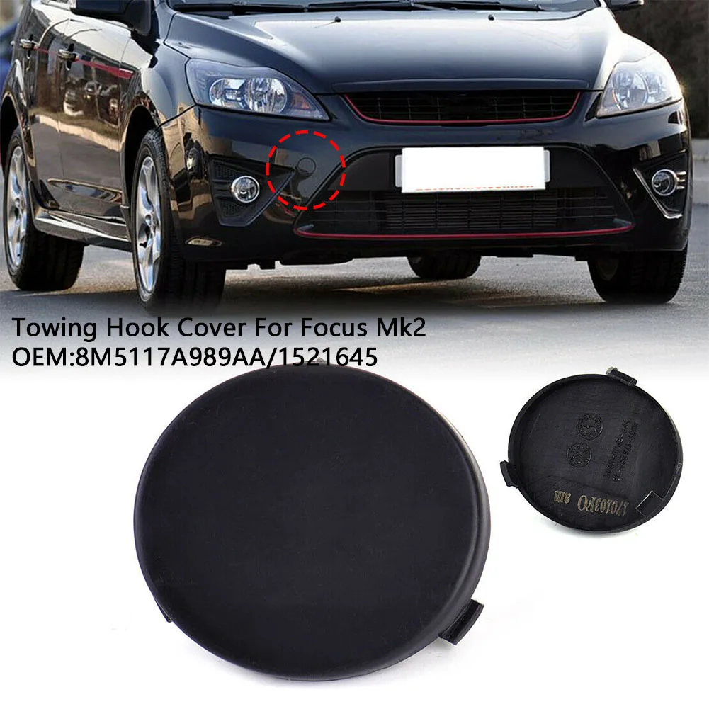 

Hook Cover Car Tow 1521645 8M5117A989AA Accessory Auto Front Bumper Replaces