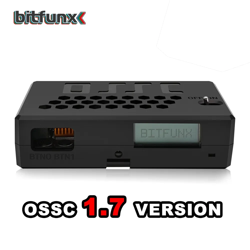 

Bitfunx OSSC 1.7 Version Open Source Scan Converter HDMI Adapter V1.7 for PS2 SEGA Saturn for Nintendo 64 PC Engine Retro Game