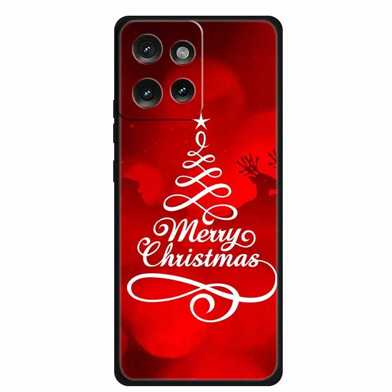 Festive Holiday Silicone Case - Soft TPU Protective Cover with Christmas Design