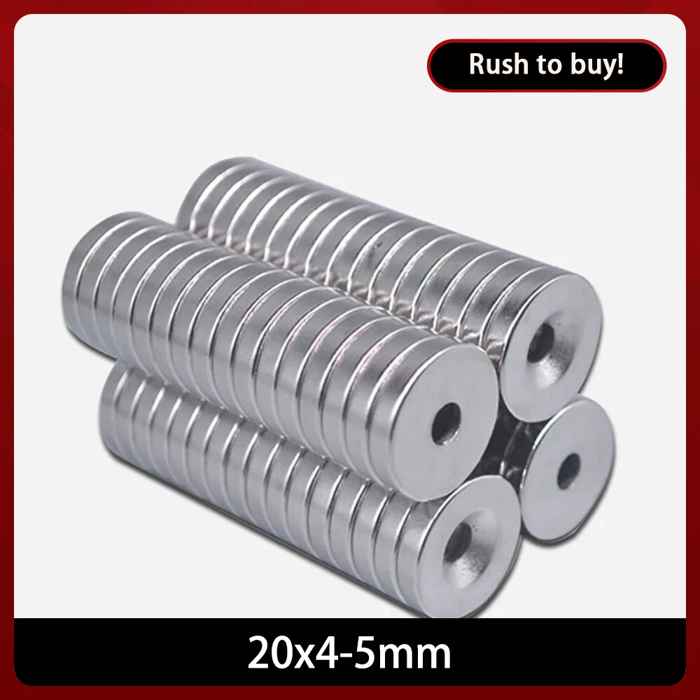 10 Magneti Al Neodimio 10x5x2 Mm - Magnetini Forti Per Frigorifero, Lavagna, Ufficio E Hobby - Foto 6