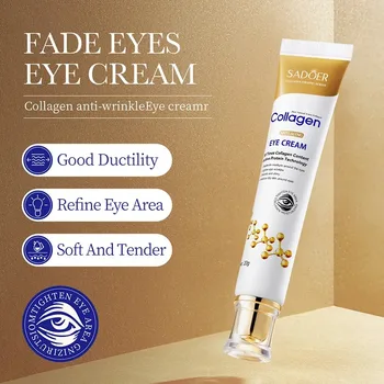 SADOER Collagen Eye Cream Retinol Eye Cream Anti Dark Circles Eye Bag Firming Skin Moisturizing Skincare Skin Care for Eyes Care 1