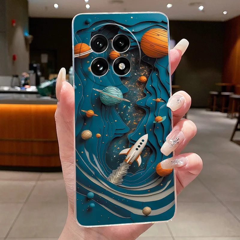 Floral Butterfly Soft Silicone Transparent Phone Case Cover