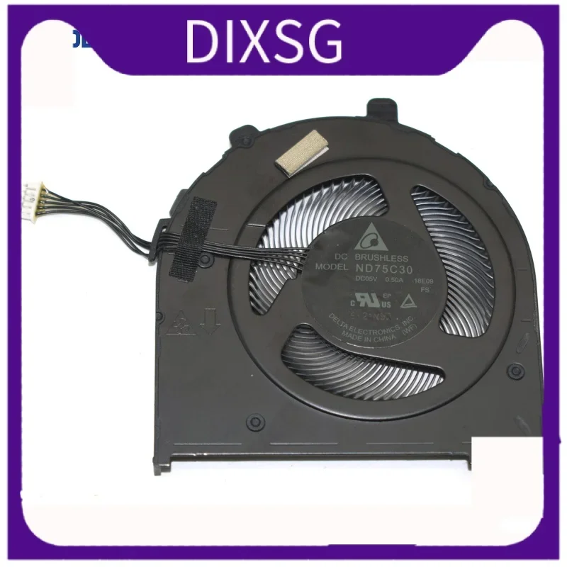 Nuova Ventola Di Raffreddamento Cpu Dc5V 0.50A Per Lenovo Thinkpad E495 E590 E595 Nd75C30-18E09