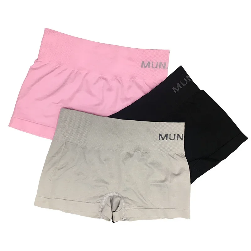 High Elastic Seamless Women Safety Short Pants Thin Tights for Women Safety Pants Under Shorts Legging Shorts Style Boxer