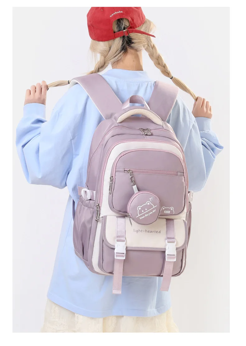 Atspari vandeniui kuprinė mergaitėms – mokyklai ir kelionėms / Waterproof Girls Backpack for School & Travel