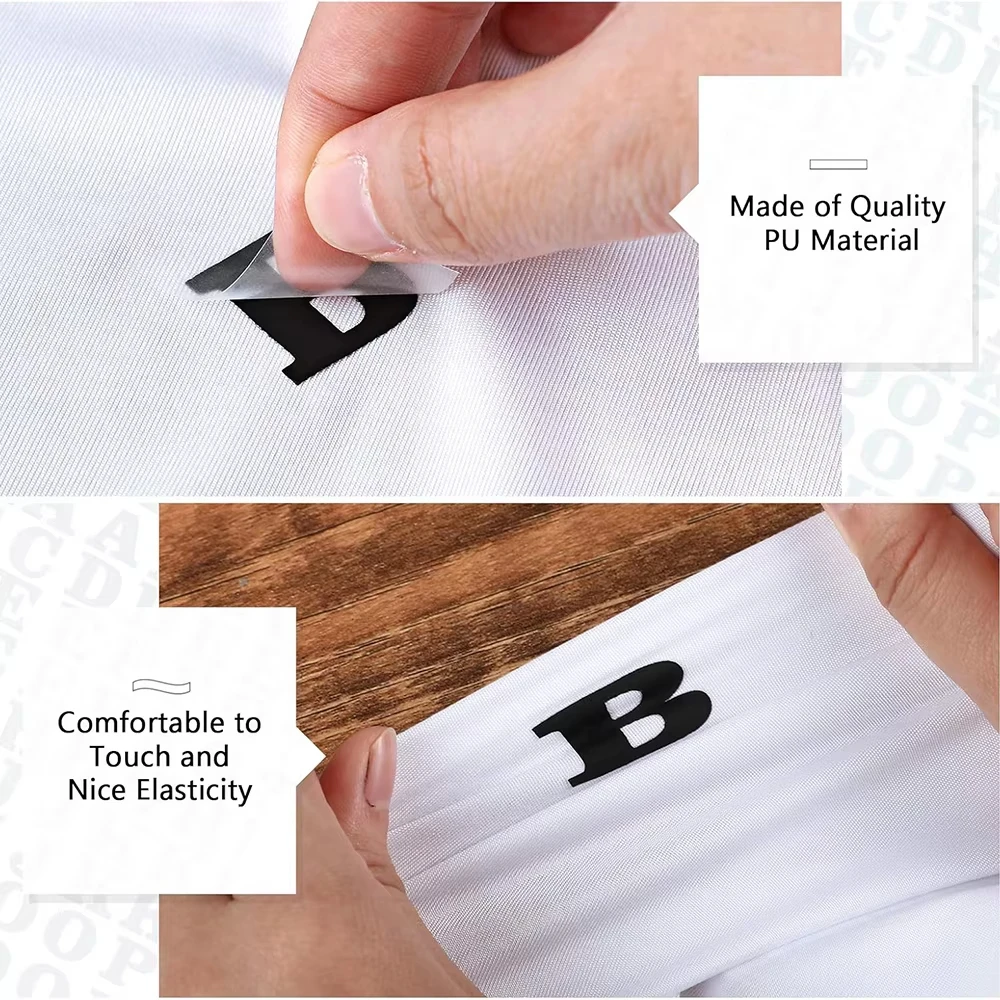Kit De 8 Hojas De Números  Negro, 1 Pulgada  De Letras De Vinilo Autoadhesivas, Pegatina De Numero De Buzon Para Letreros Ventanas Puertas Automoviles Camiones Numero De Direccion Brillar Electronica