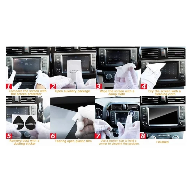 Pellicola Protettiva Vetro Temperato 9H Per Citroen C3 Aircross 2022 - 9 Pollici, Anti-Graffio - Foto 12