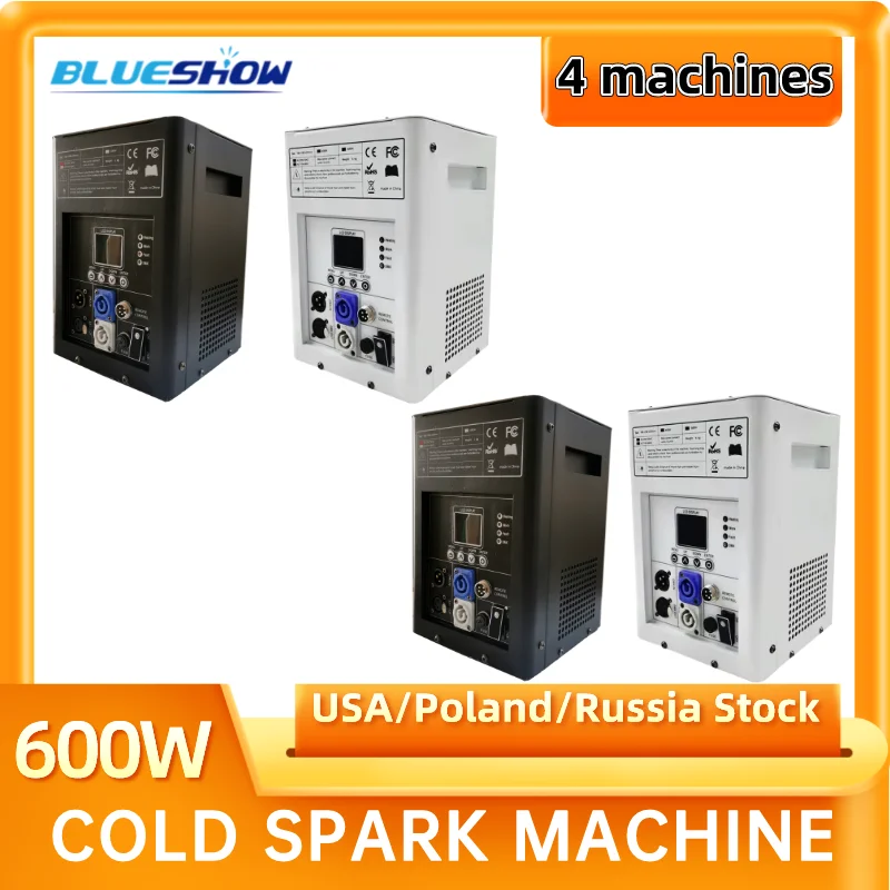 4PCS 600w Cold Spark Machine DMX Firework Machine Remote Cold Fireworks ...