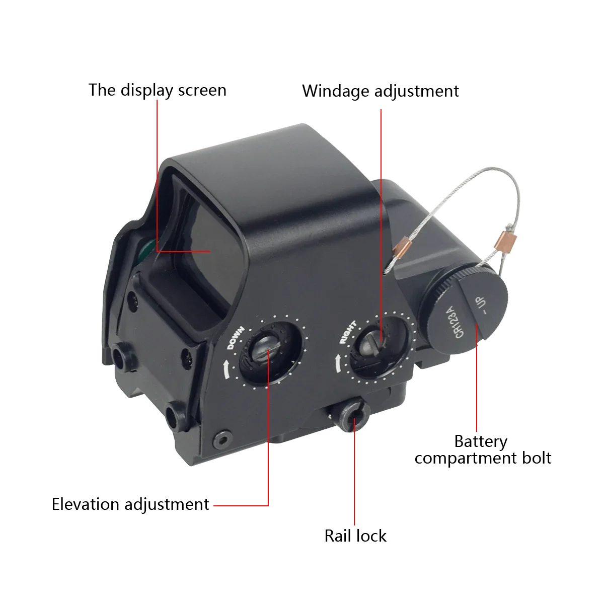 Hunting Holographic Sight Scope 551 552 553 558 Red Green Dot Sight For Reflex Riflescope Fit 20mm Rail red dot sight
