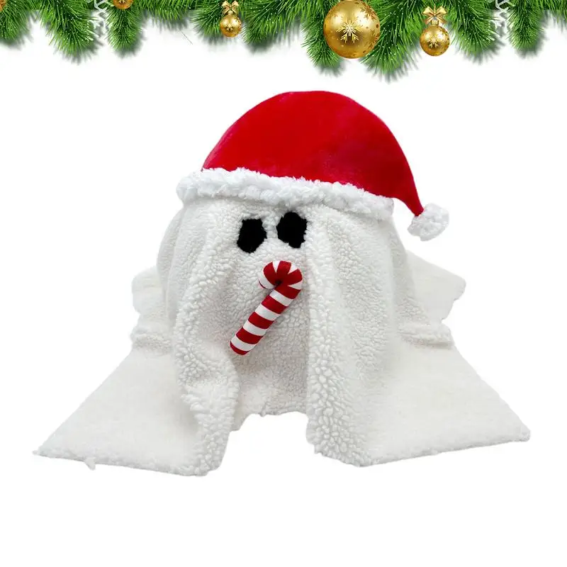 

Новинка, привидение Гуса 35 см, подушка с конфетами, спутанная плюшевая подушка с красными искусственными декоративными подушками, домашний декор