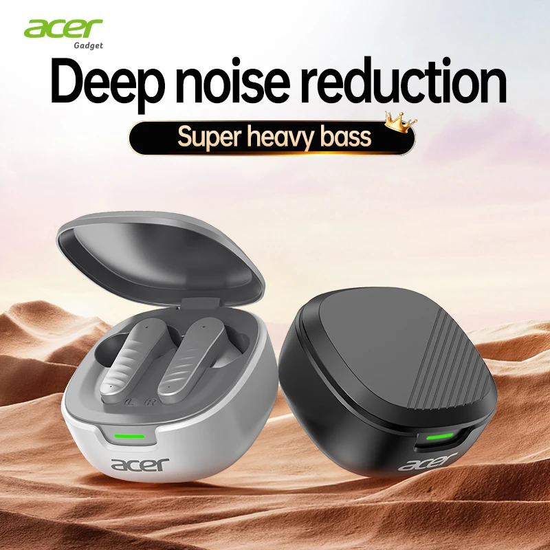 Acer Ohr503 Kabelloses Bluetooth-Headset, In-Ear-Design, hochauflösende Klangqualität, Anrufgeräuschunterdrückung, angenehm zu tragen, geeignet für Sport, Laufen und Radfahren, kompatibel mit Mobiltelefonen und Tablets