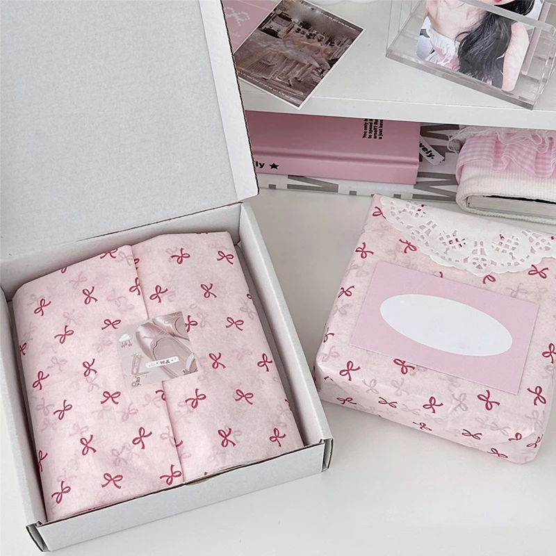 Bowknot Sydney Paper Hand-Kneaded Paper Cotton Bouquet Flower Wrapping for Flower Wrapping Cake Baking Gift 10pcs flower wrapping paper